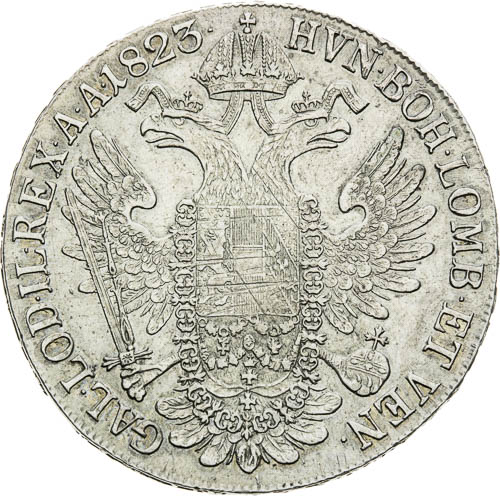 Tolar 1823 - revers