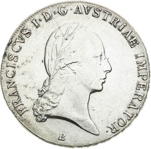 Tolar 1823 - avers