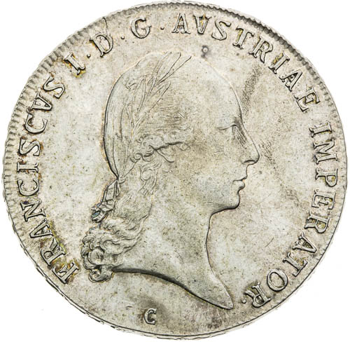 Tolar 1824 - avers
