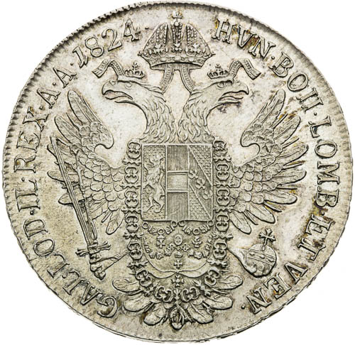 Tolar 1824 - revers