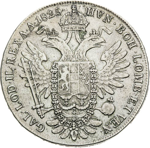 Tolar 1825 - revers