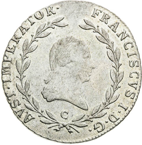 20 Krejcar 1809  - avers