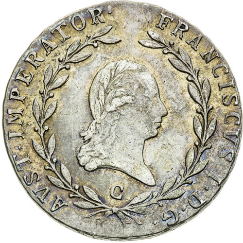 20 Krejcar 1809  - avers