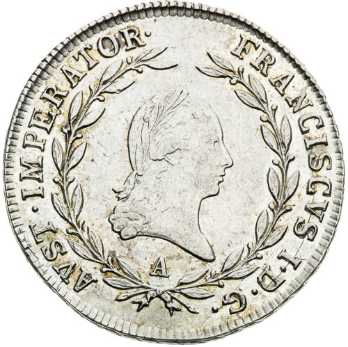 20 Krejcar 1810 - avers