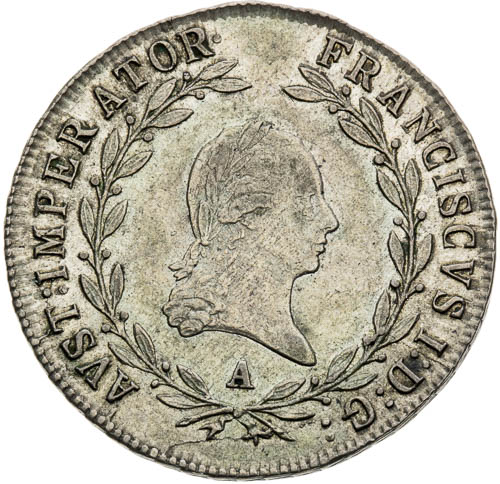 20 Krejcar 1814 - avers