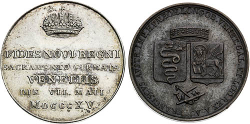 Žeton 1815 (2 ks) - revers