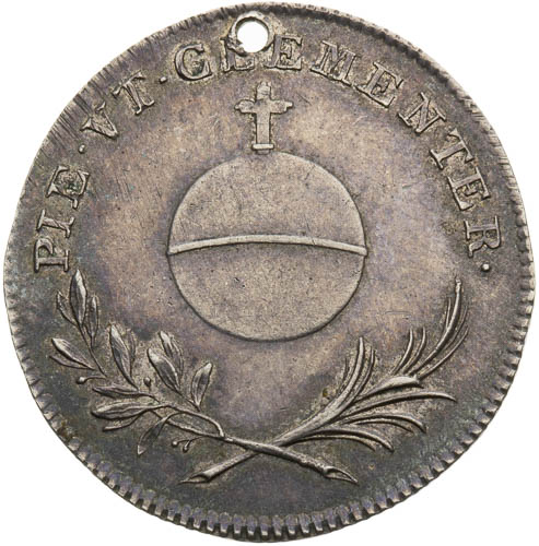 Stříbrný žeton 1825 - revers