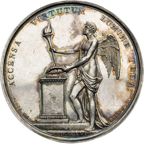 Stříbrná medaile 1816 - revers