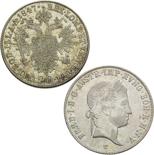 20 Krejcar (2 ks) - revers