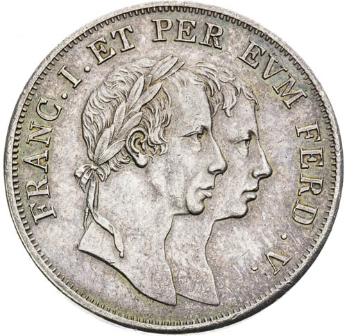 Stříbrný žeton 1830 - avers
