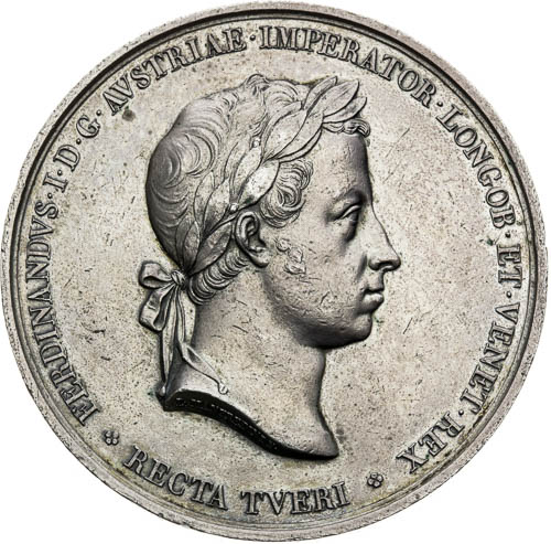 Medaile 1838 - avers