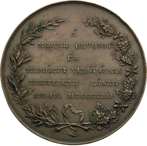 Medaile 1842 - revers