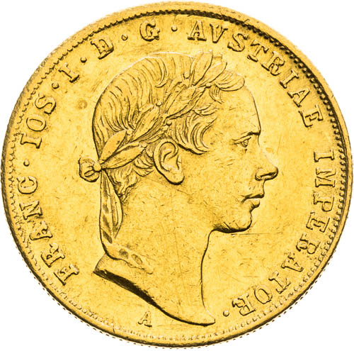 Dukát 1854 - avers