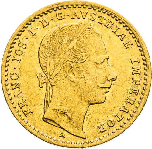 Dukát 1862 - avers