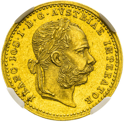 Dukát 1874 - avers