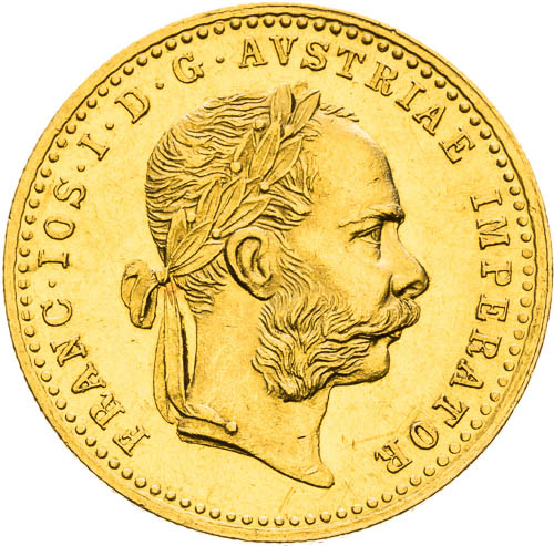 Dukát 1891 - avers