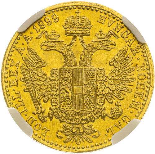 Dukát 1899 - revers