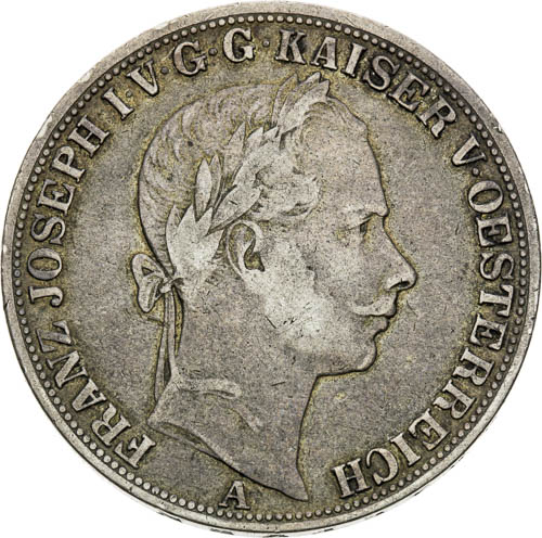 Spolkový tolar 1857 - avers