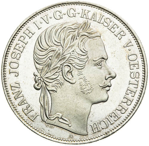 Spolkový 2 tolar 1857 (Novoražba) - avers