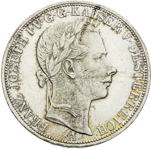 Spolkový tolar 1858 - avers