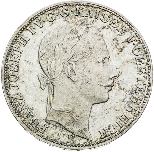 Spolkový tolar 1858 - avers