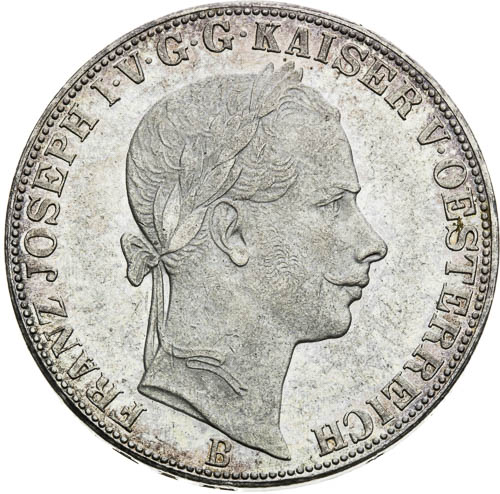 Spolkový tolar 1864 - avers
