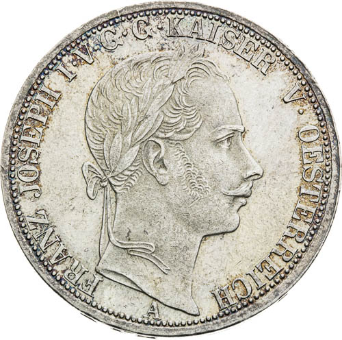 Spolkový tolar 1865 - avers