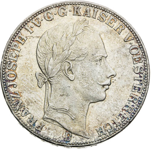 Spolkový tolar 1865 - avers