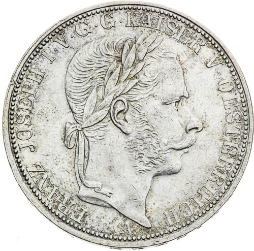 Spolkový tolar 1866 - avers