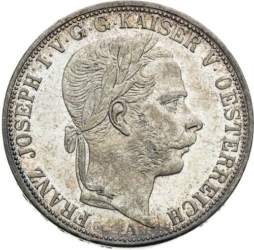 Spolkový tolar 1867 - avers