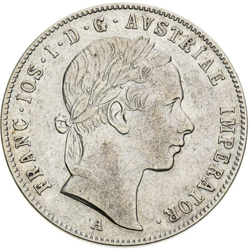 20 Krejcar 1853 - avers