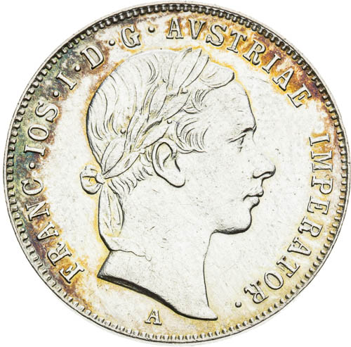 20 Krejcar 1855 - avers