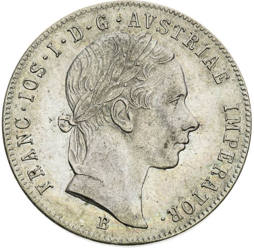 20 Krejcar 1856 - avers