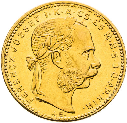 8 Zlatník 1881 - avers
