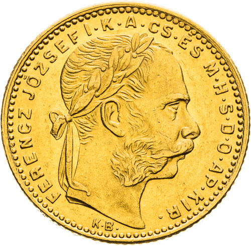 8 Zlatník 1883 - avers