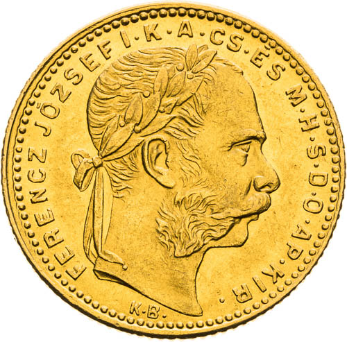 8 Zlatník 1883 - avers