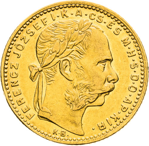 8 Zlatník 1884 - avers