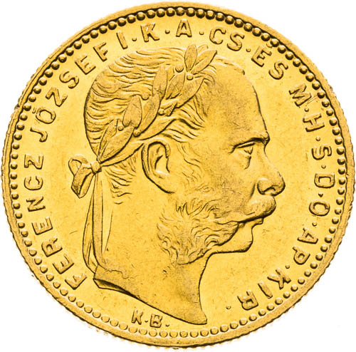 8 Zlatník 1886 - avers
