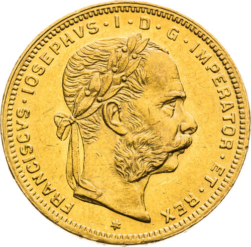 8 Zlatník 1887 - avers