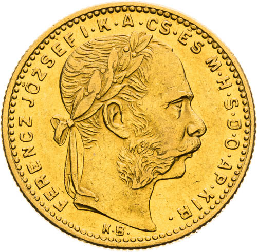 8 Zlatník 1888 - avers