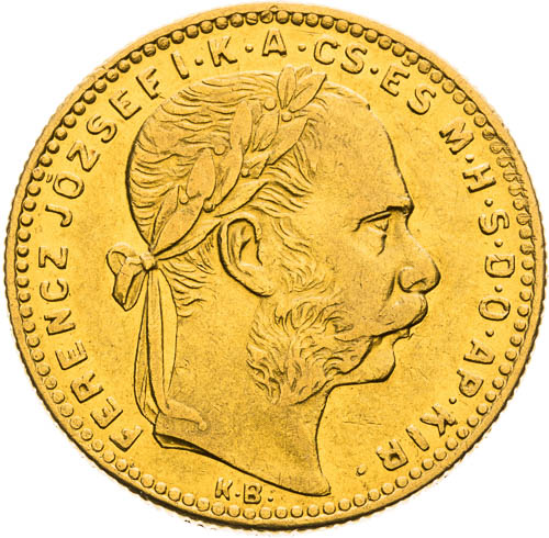 8 Zlatník 1890 - avers