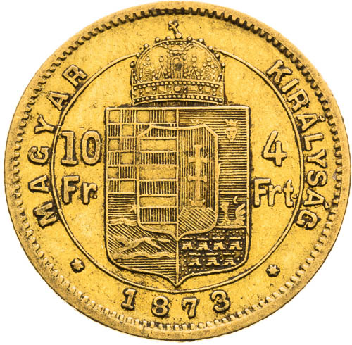 4 Zlatník 1873 - revers