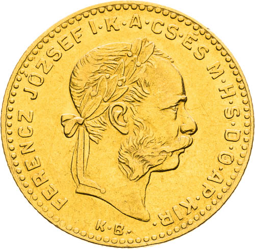 4 Zlatník 1884 - avers