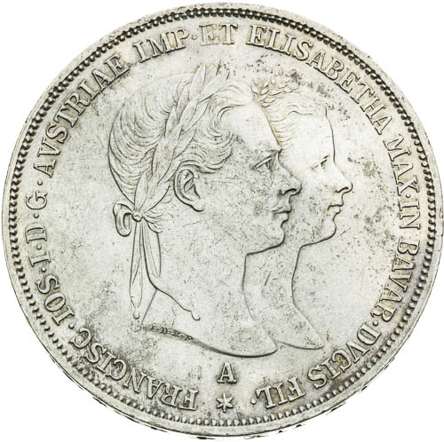 2 Zlatník 1854 - avers
