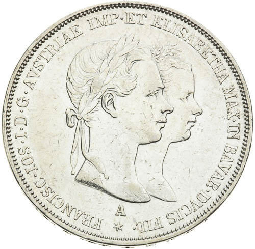 2 Zlatník 1854 - avers
