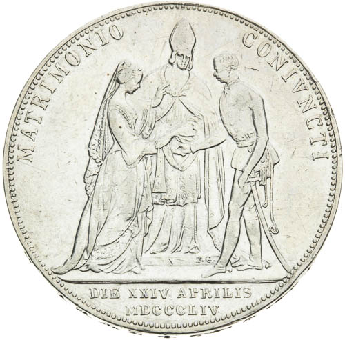 2 Zlatník 1854 - revers