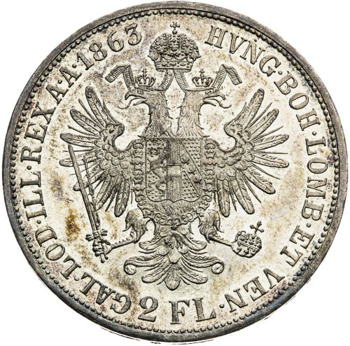 2 Zlatník 1863 - revers