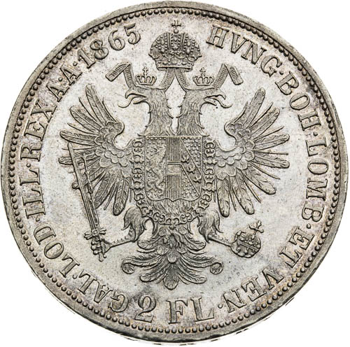 2 Zlatník 1865 - revers
