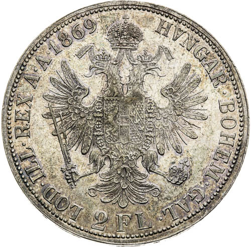 2 Zlatník 1869 - revers