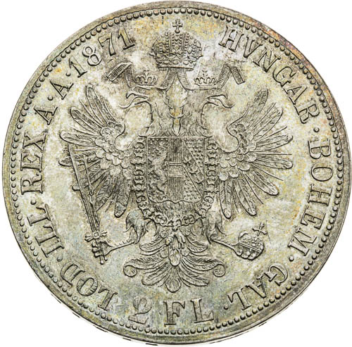 2 Zlatník 1871 - revers